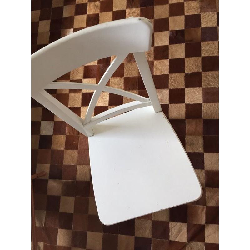 Solid wood chair from IKEA