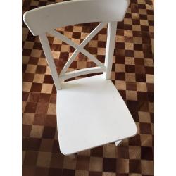 Solid wood chair from IKEA