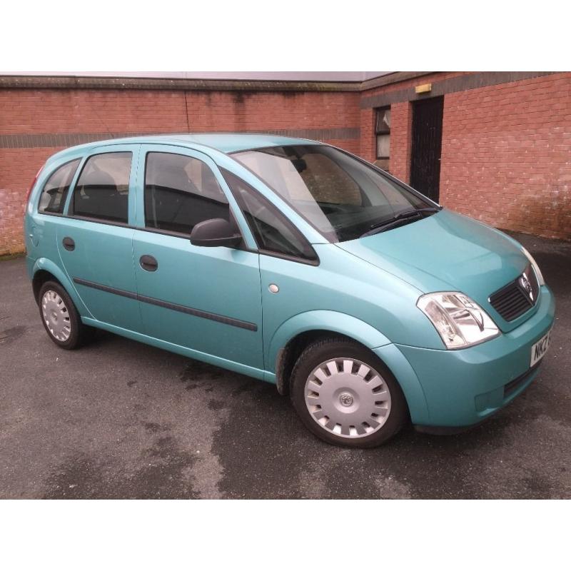 2005 Vauxhall Meriva 1.6 Life Full Years MOT Clean Car Only 46,200 Miles Cheap Car