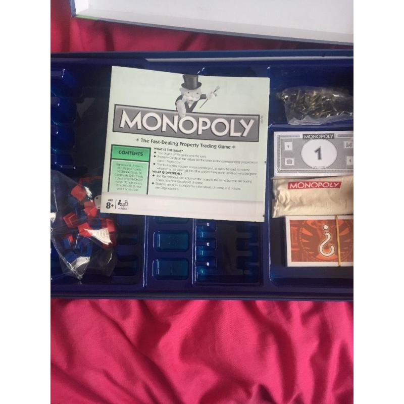 Marvel monopoly NEW