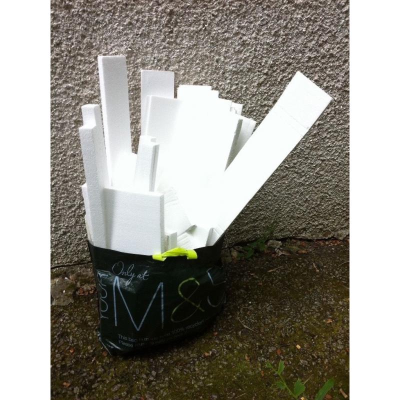 Polystyrene sheets and blocks