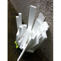 Polystyrene sheets and blocks