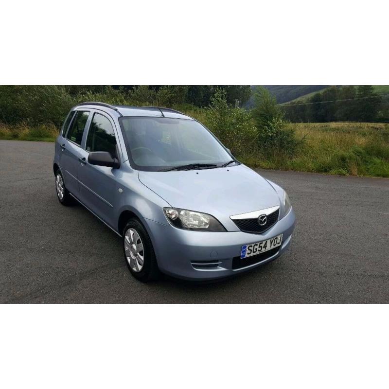 MAZDA 2 FIVE DOOR 2004/54. 96,000 MILES, WITH SERVICE HISTORY. MOT UNTIL SEPT 2017.