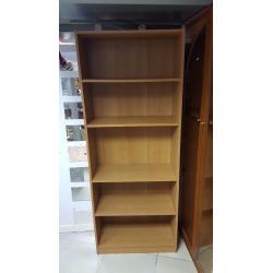 Tall Pine Veneer Bookcase