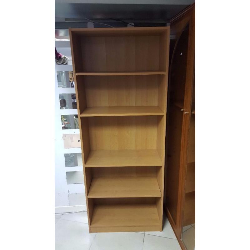 Tall Pine Veneer Bookcase