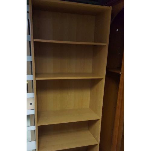 Tall Pine Veneer Bookcase