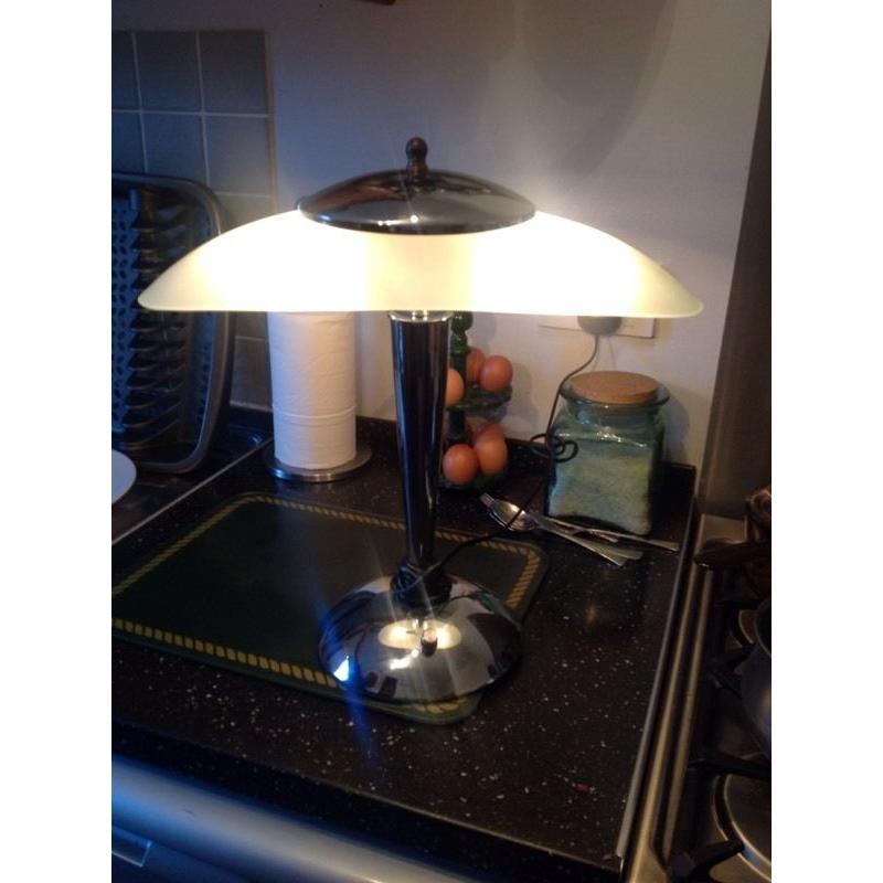 Lamp with dimmer switch
