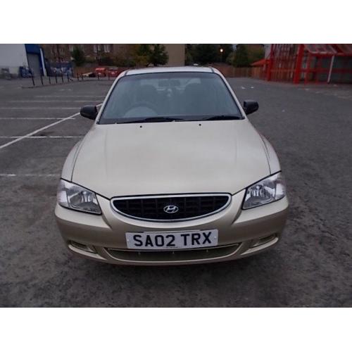 HYUNDAI ACCENT 1.5 CDX HATCHBACK 02 REG MOT AUGUST 2017