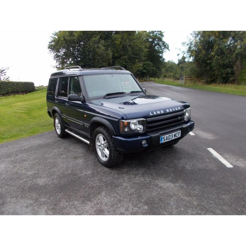 2003 03 LANDROVER DISCOVERY V8 ES AUTO 7 SEATER MOT SEPTEMBER 2017