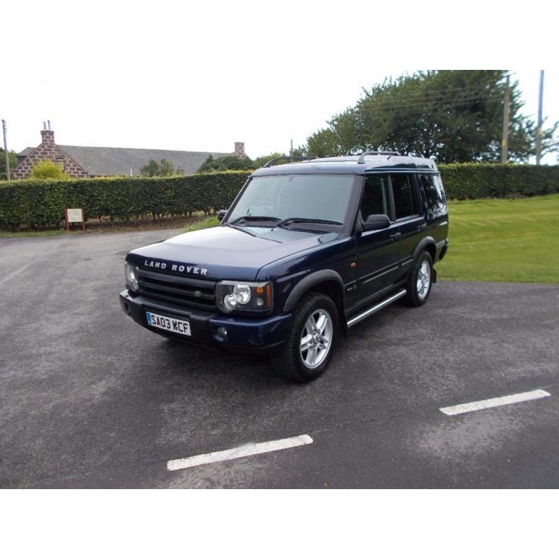 2003 03 LANDROVER DISCOVERY V8 ES AUTO 7 SEATER MOT SEPTEMBER 2017