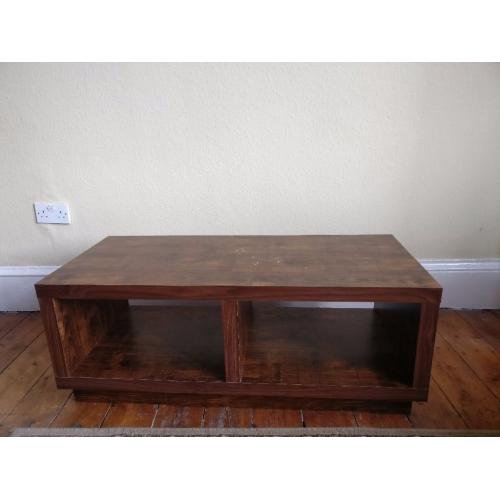 Coffee / TV Table - Dark Wood Finish
