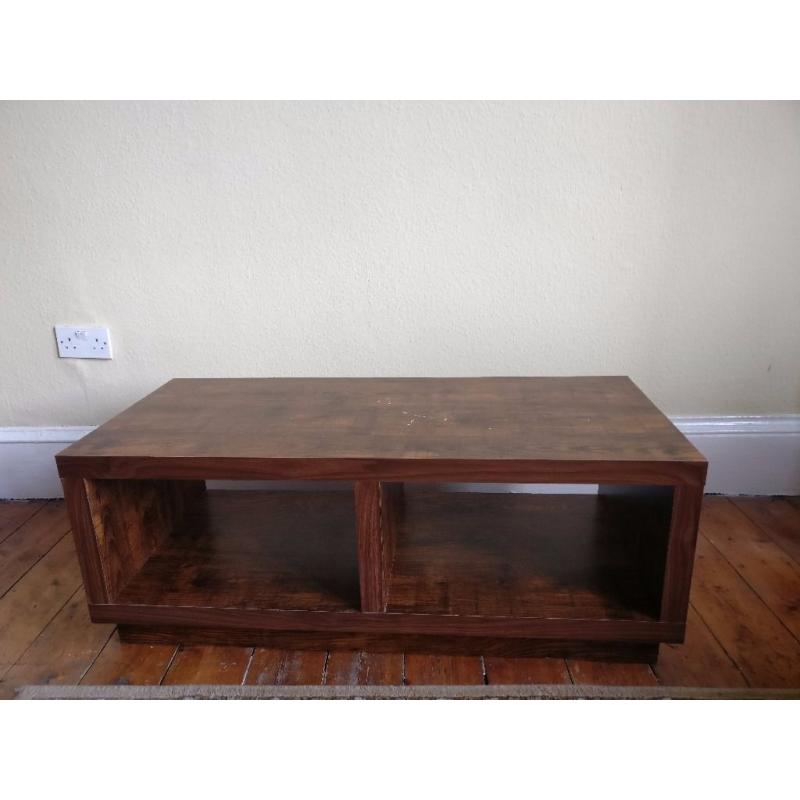 Coffee / TV Table - Dark Wood Finish