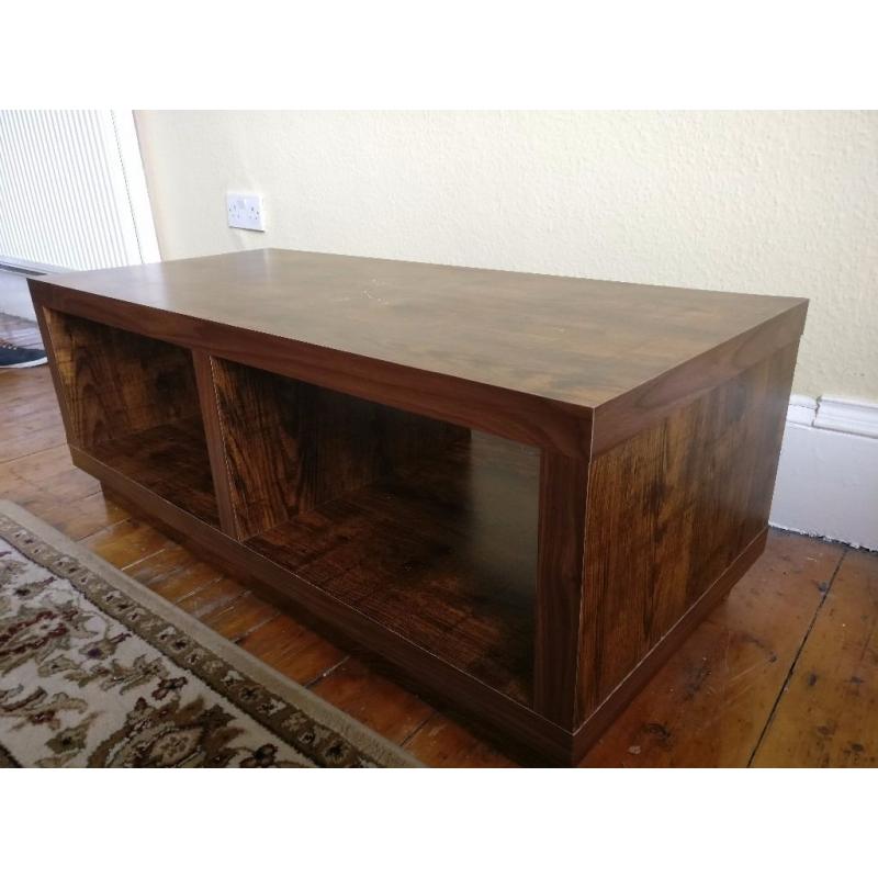 Coffee / TV Table - Dark Wood Finish