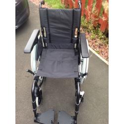 Invacare Action 2NG Lightweight Foldable Self Propelling Wheelchair with cushion