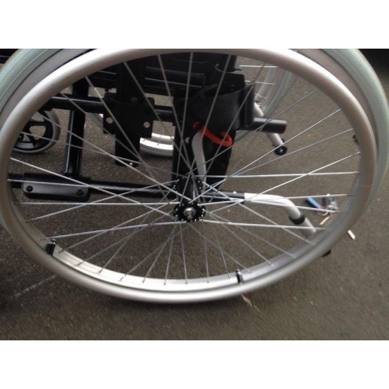 Invacare Action 2NG Lightweight Foldable Self Propelling Wheelchair with cushion