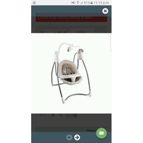 Electric swing chair