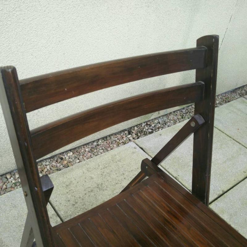 Lovely solid wood folding chair