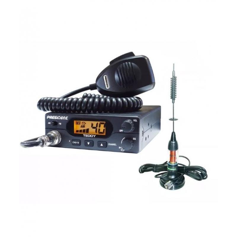 CB RADIO PRESIDENT TEDDY + President MISSOURI EXP Antenna