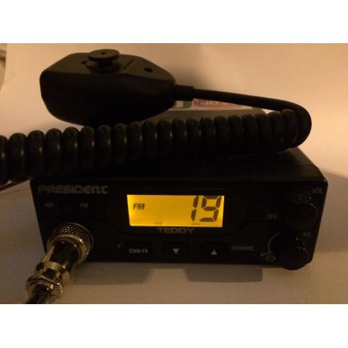 CB RADIO PRESIDENT TEDDY + President MISSOURI EXP Antenna