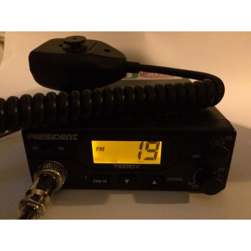 CB RADIO PRESIDENT TEDDY + President MISSOURI EXP Antenna