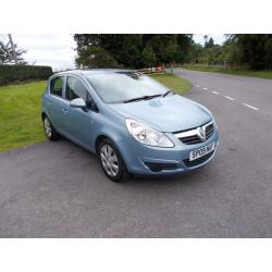 2009 09 VAUXHALL CORSA 1.4 CLUB 5 DOOR MOT SEPTEMBER 2017
