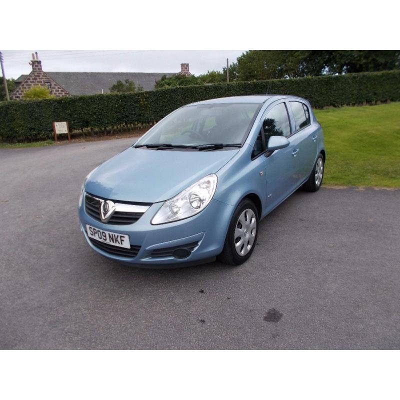2009 09 VAUXHALL CORSA 1.4 CLUB 5 DOOR MOT SEPTEMBER 2017