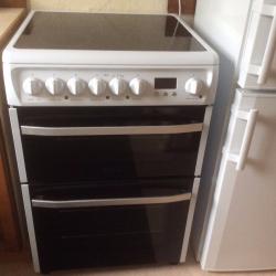 HOTPOINT DSC60S Electric Ceramic Cooker - White