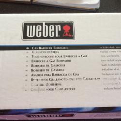 Weber Gas bbq rotisserie
