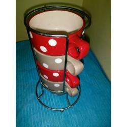 Polka dot cup/mugs M &S brand