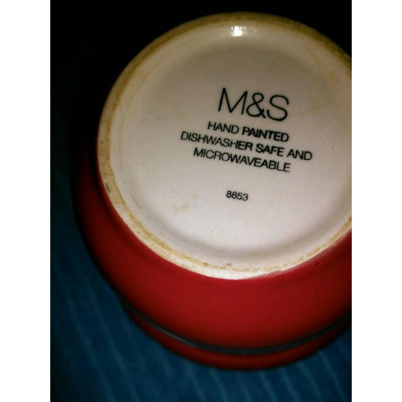 Polka dot cup/mugs M &S brand
