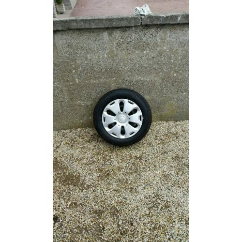 Fiesta steel wheels with Ford hub caps