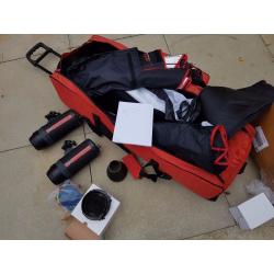 Studio Lighting, Canon A3 Printer, Mountboards and Tripods