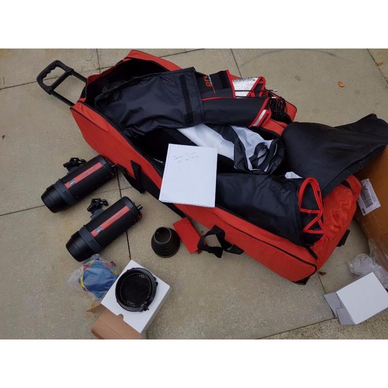 Studio Lighting, Canon A3 Printer, Mountboards and Tripods