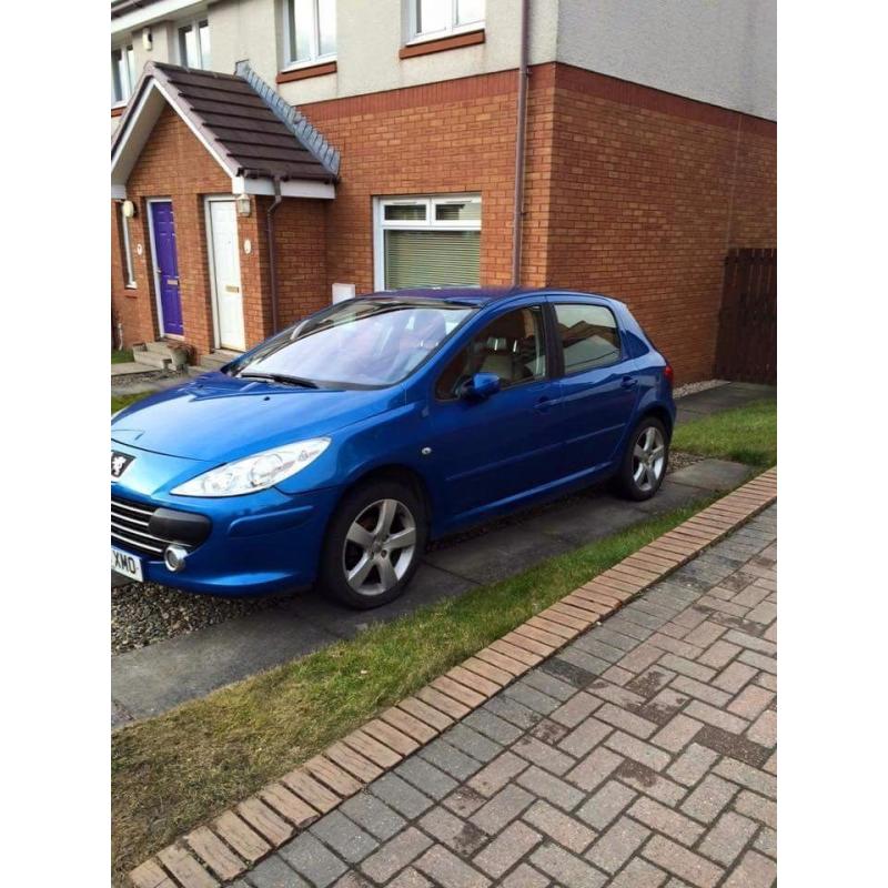Peugeot 307 1.6 16v sport leather interior