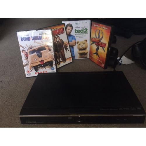 DVD player and Dvd's (Toshiba)
