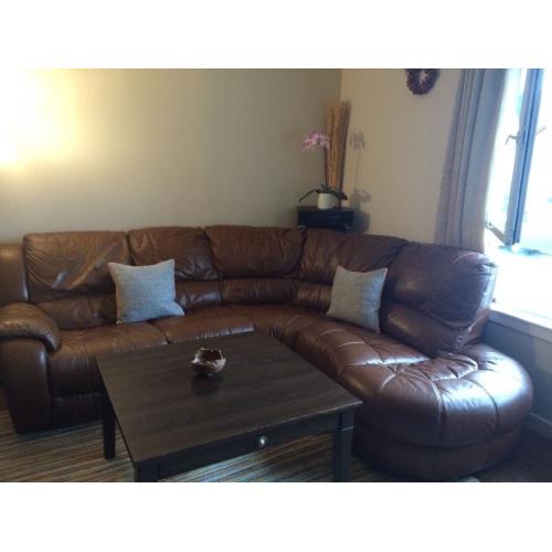 Leather sofa