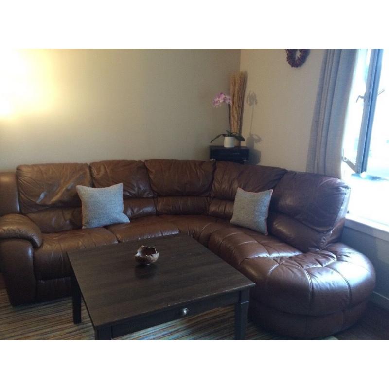 Leather sofa