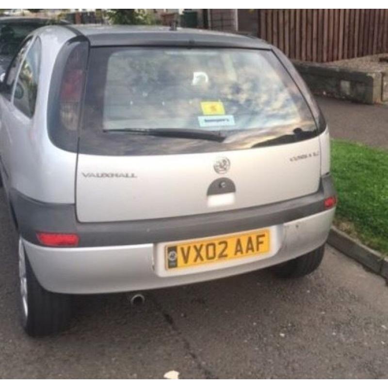 VAUXHALL CORSA SXI SILVER 2002 PETROL 84,000 MILES