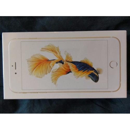 Apple Iphone 6s plus, brand new in original sealed box, 128gb, gold, locked to O2 network.