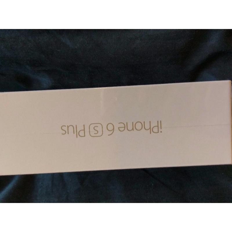 Apple Iphone 6s plus, brand new in original sealed box, 128gb, gold, locked to O2 network.