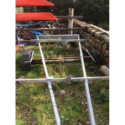 Canoe trailer chassis