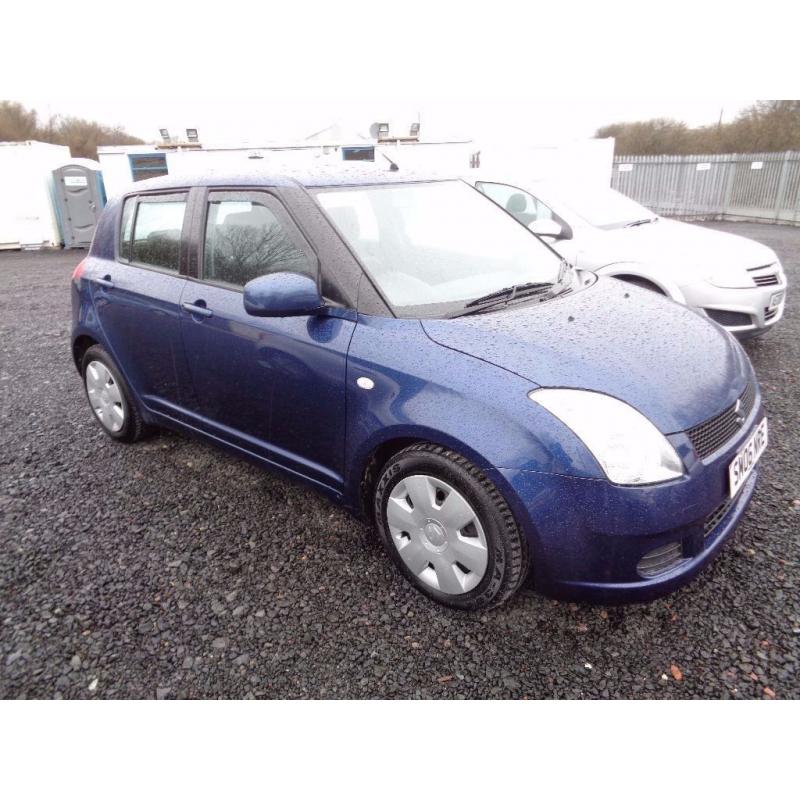 SUZUKI SWIFT 2006 1.3 5DOOR BLUE 73,000 MILES MOT:05/09/17 SERVICE HISTORY GOOD CONDITION CHEAP TAX