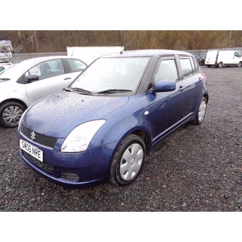 SUZUKI SWIFT 2006 1.3 5DOOR BLUE 73,000 MILES MOT:05/09/17 SERVICE HISTORY GOOD CONDITION CHEAP TAX