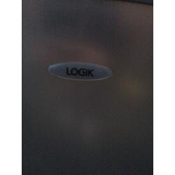 Silver under counter fridge