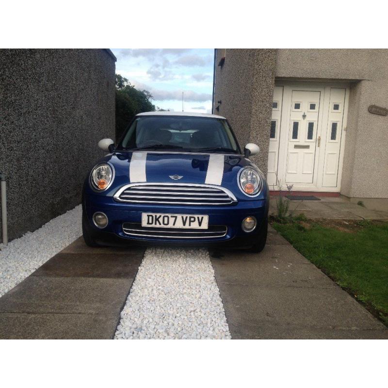 MINI COOPER 2007 CHILLI PACK WHITE ROOF STRIPES FSH