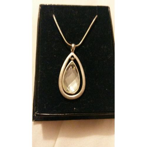 silver necklace