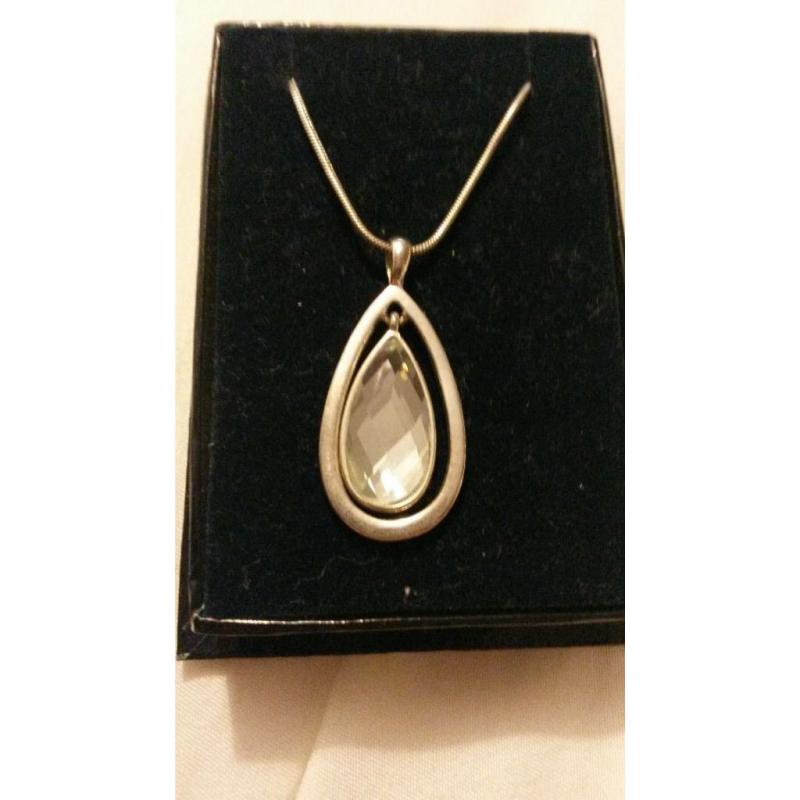 silver necklace