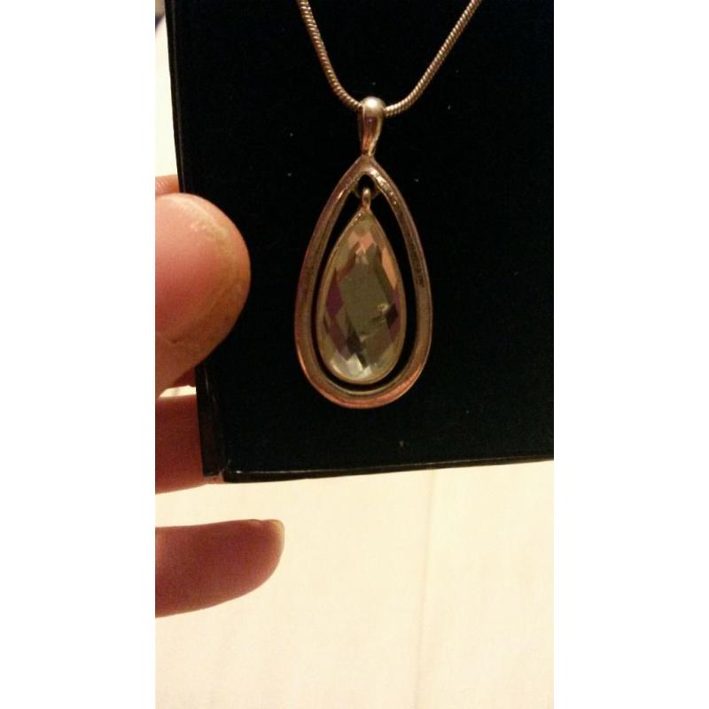 silver necklace