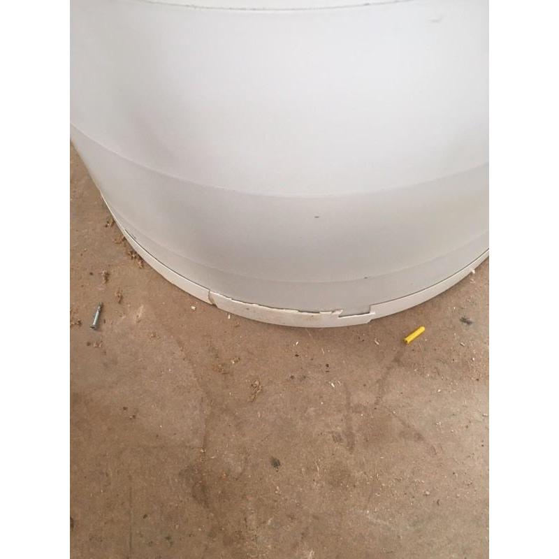 New unvented direct water heater complete