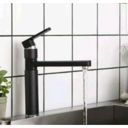 COOKE & LEWIS VIPACCO LEVER BLACK TAP